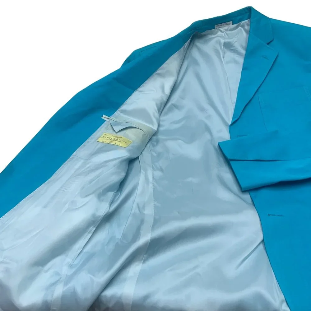 KENYON RIDGE Indelible Impressions Silk‎ Cotton Blend Single Breasted Blazer